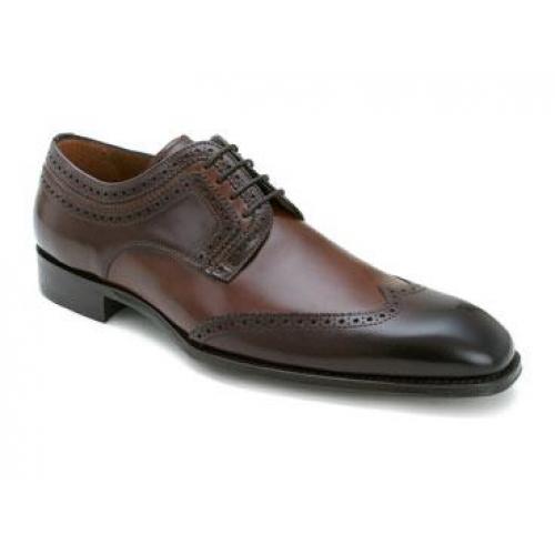 Mezlan Custom Miner Brown/Cognac Genuine Leather Shoes